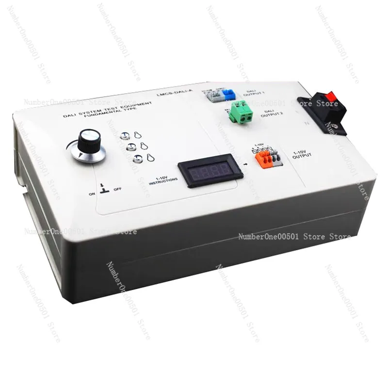 Dimmmer LED multitiple-Signal Generator DALI Tester Knob sinyal 1-10v peredupan knob dengan catu daya bus DALI