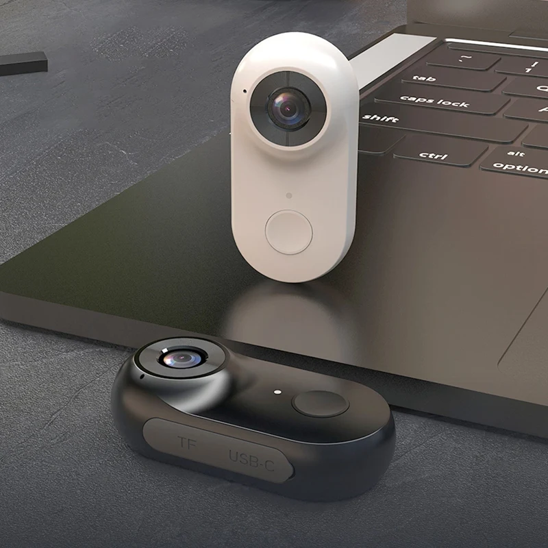 2MP WIFI Thumb Sports Camera Outdoor Riding Hiking Camera Recorder Camera HD 1080P Magnetic High Guality Easy To Use White