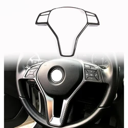 For Mercedes Benz A B C E GlA GLK Class W176 W246 W204 W207 W218 W212 Car Steering Wheel Decorative Frame Trim  Accessories
