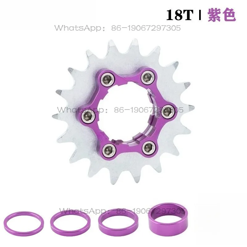 Single speed flywheel piece 9 to 1 climbing street car modified single speed flywheel bicycle accessories