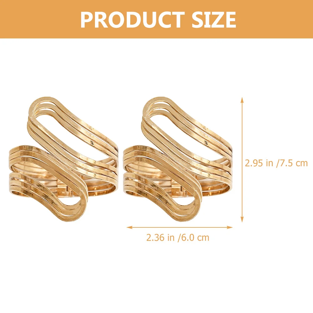 

2pcs Curtain Metal Alloy Home Ornament Decorative Clips For Home Window Bedroom Living Room Holdback Accessories