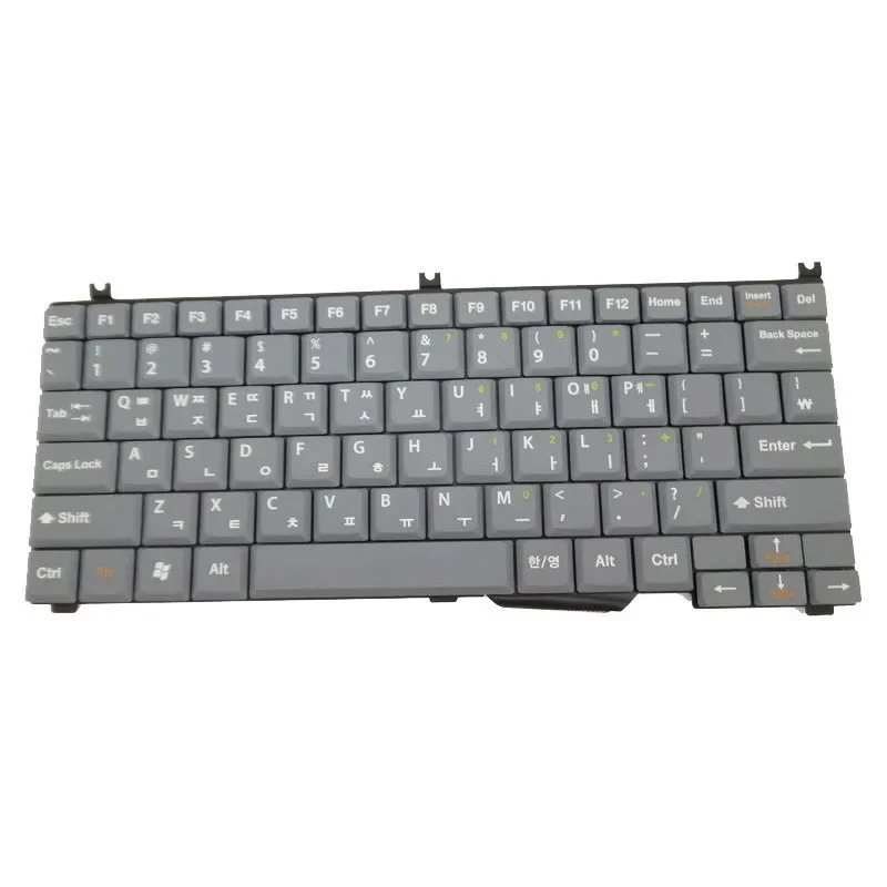 Laptop Ultrasound Keyboard For ACUSON X150 New Gray Without Backlit With Frame KR  Korean HMB3314SHA/HIMSFRN13