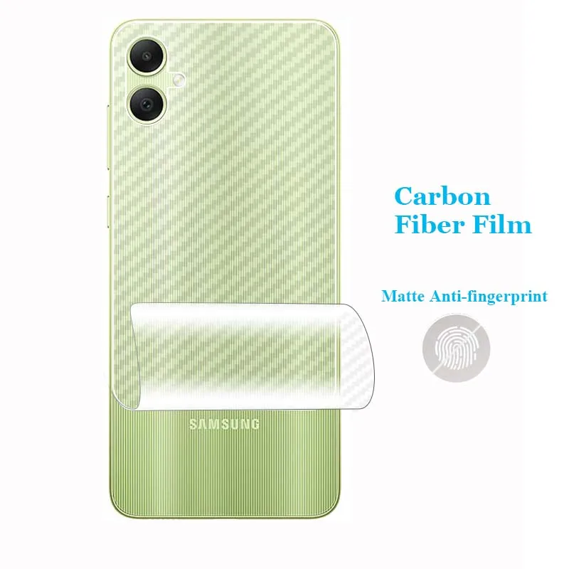 For Samsung Galaxy A37 A57 A07 A17 A06 A16 A26 A36 A56 A35 A55 A05 A05s A15 A25 3D Carbon Fiber Film Stiker Screen Protector