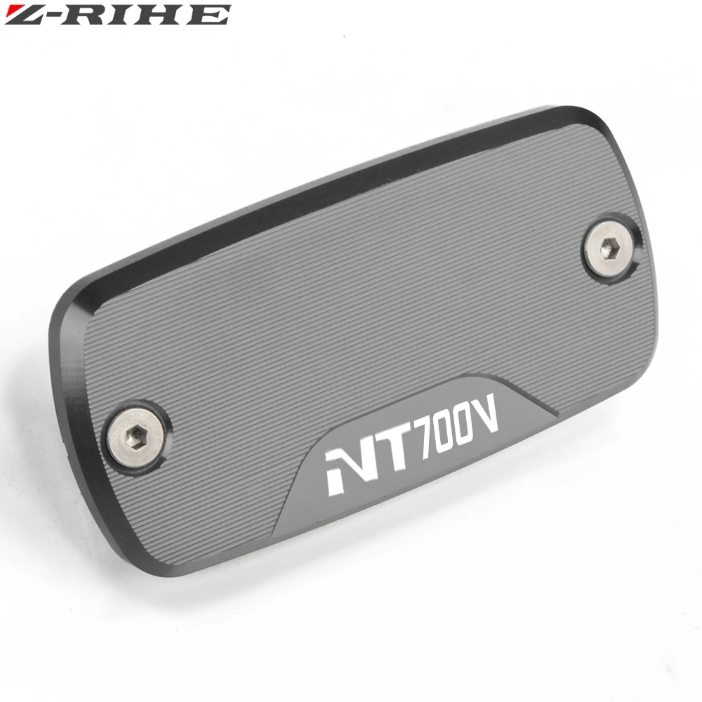 DO HONDA NT 700V NT700V 2010 2011 2012 2013 2014 Nowy motocykl CNC Aluminiowy przedni zbiornik płynu hamulcowego Pokrywa zbiornika oleju Korek