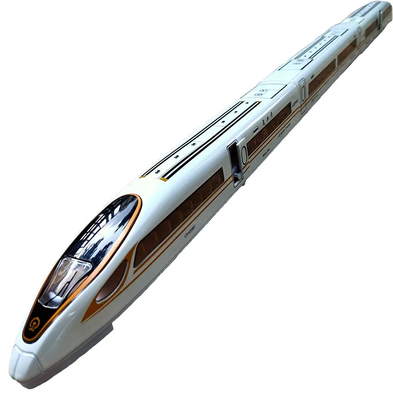 Car High-speed Rail Motor Car Model Maglev Train Simulation Children's Train Acousto-optic Rebound Toy Car Fuxing Alloy