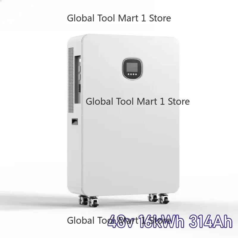 51.2V 314Ah 16kWh LiFePO4 Power Supply 8KW 16kWh All in One Apartment Resident Energy Storage System with Wheel