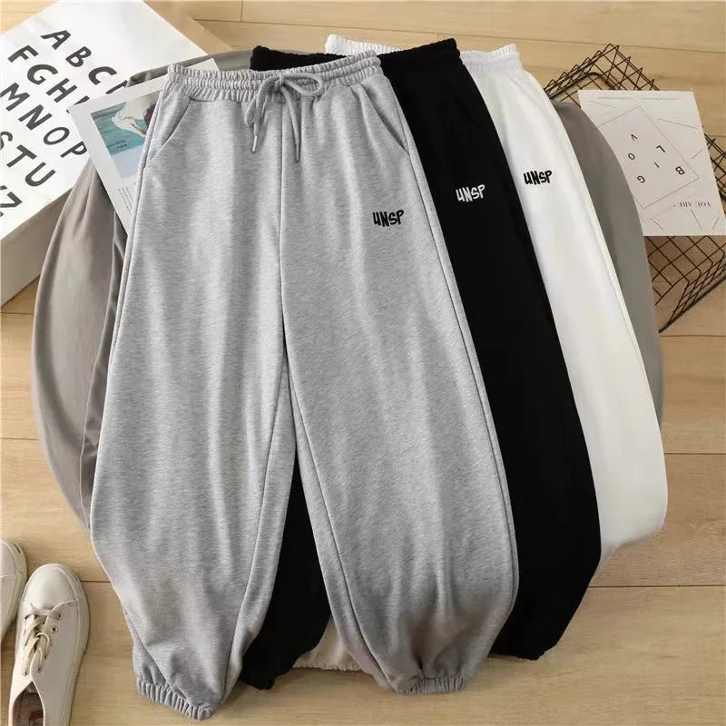

Loose Fit Men's Casual Pants Autumn Winter plus Size 300 Pou Thin Sle Lantern Pants High Waist Youthful Spring Autumn