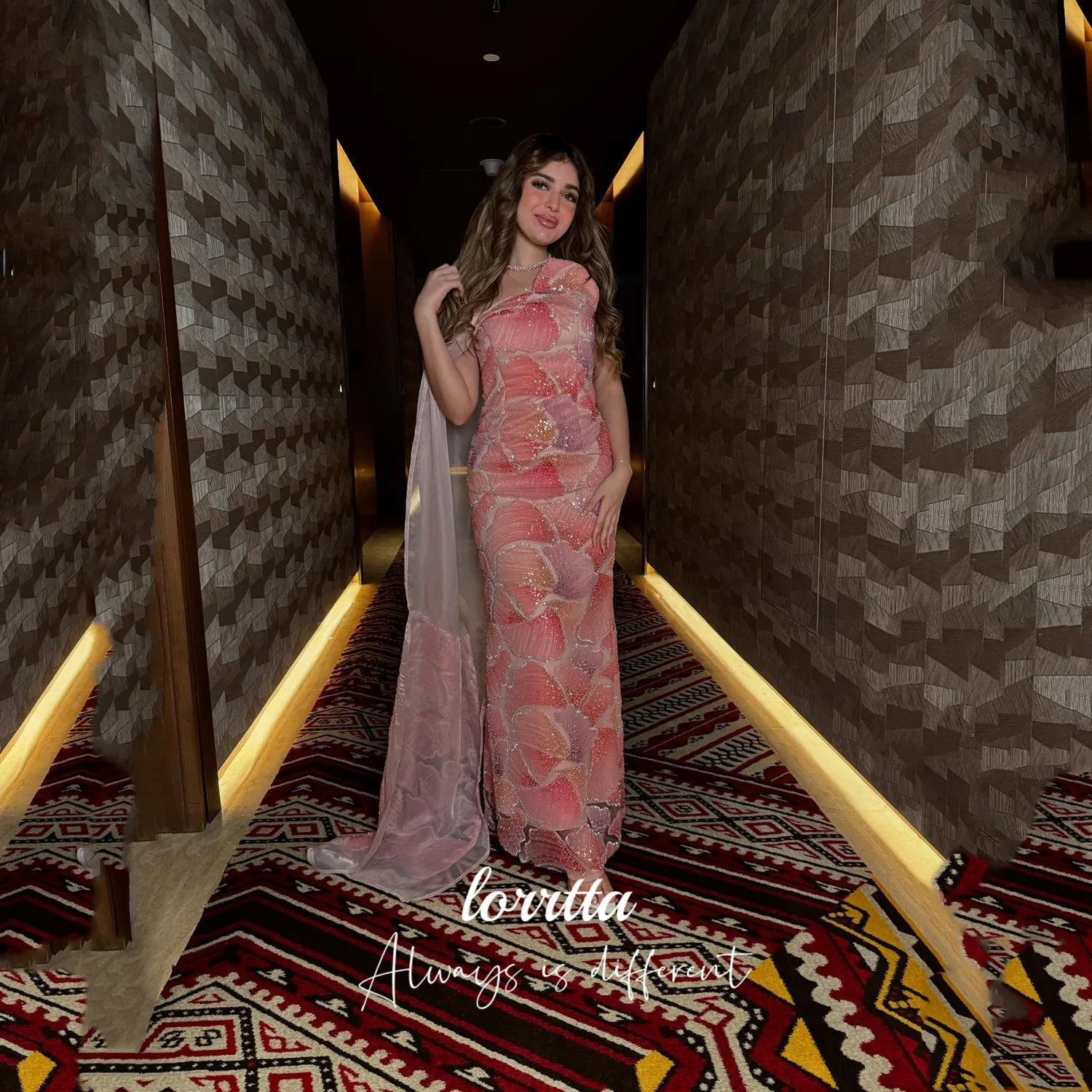 

Lorrtta Customized Womens Dresses for Special Occasions Robes of Soirée Women's Evening Dress فساتين سهرات Mermaid Elegant Shawl
