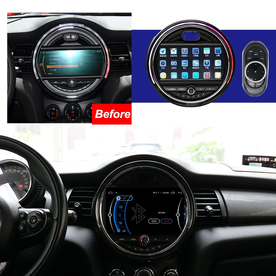 Android 13 Car Radio Stereo Audio Video Player Multimedia GPS For Mini One F55 COOPER F56 CLUBMAN F54 Navigation Carplay Screen