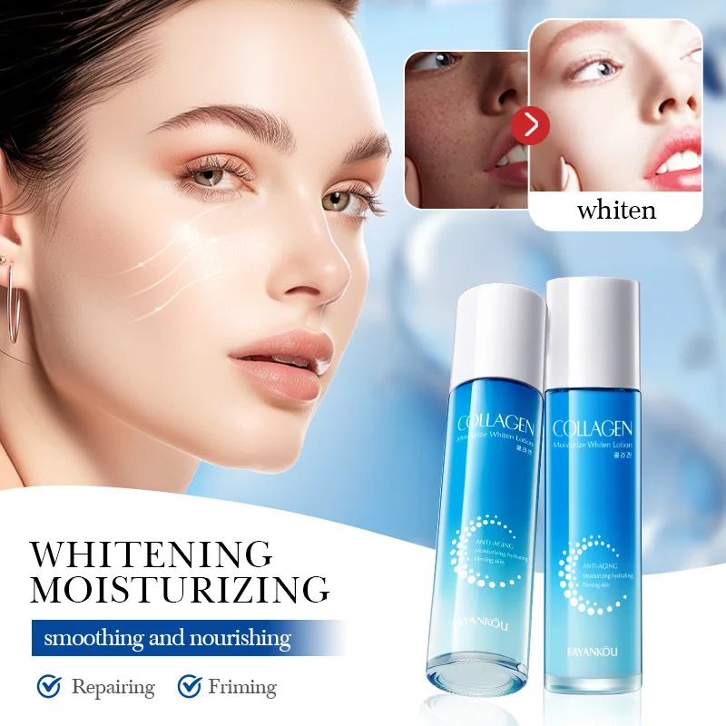 

Collagen Korean Skin Care Facial Lotion Fading Fine Lines Repair Essence Firming Facial Snail Brightening Anti-Aging 100ml