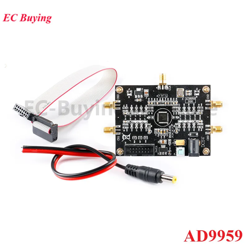 

AD9959 RF Signal Source DDS Generator Module High Speed Sine Wave Four-channel DDS Board Performance Far Exceeds AD9854