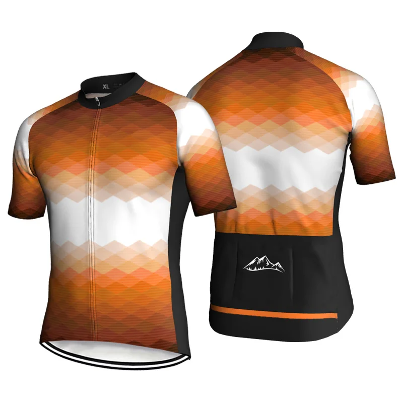 

Summer Men Short Sleeve Cycling Top Road Clothes Bicycle Wear MTB Sweater Race Jacket Sport Run Bike Jersey Ride Shirt Edition