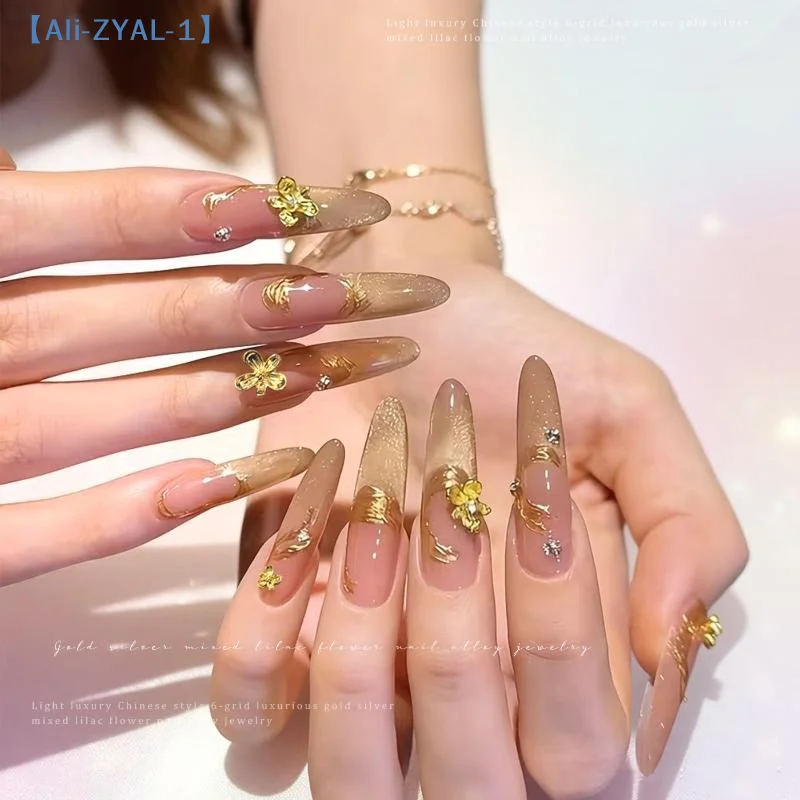 Lilac Flower 3D Alloy Nail Art - Nail Art Lilac recension och pris