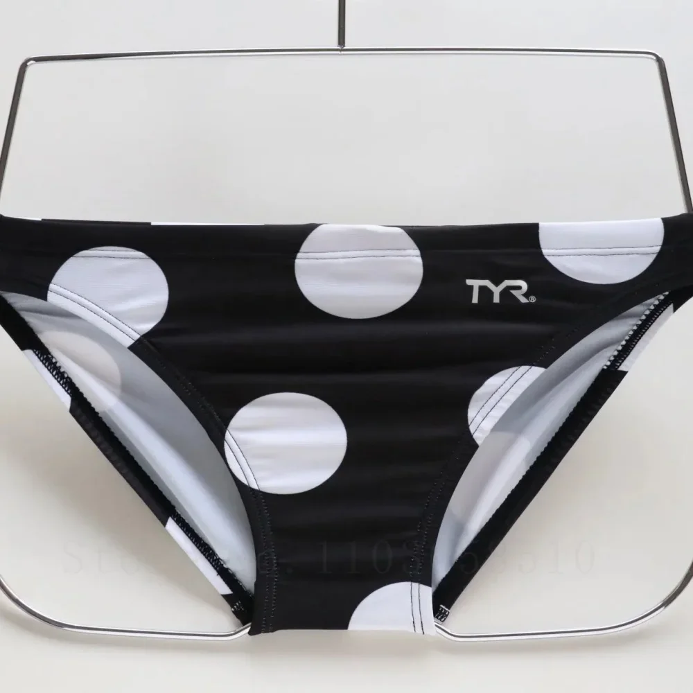 Men's Swimsuit Bikini with Elastic Drawstring Outdoor Sports Pool Training Quick-drying Briefs Team-specific Racing Underwear image 4