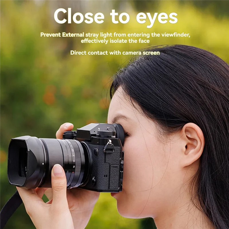 AA87 Силиконовый видоискатель с круглым наглазником для камер Fujifilm, совместимый с GFX100 II, GFX100S, GFX50S II, X-H2S, X-T5