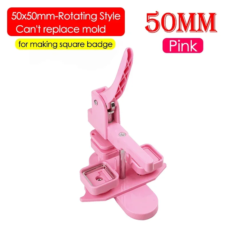 60x40MM/50MM Quadratische Anstecknadel-Maschine für DIY-Kühlschrankmagnete/Anstecknadeln, KEINE Herstellungsteile enthalten – Detail 5