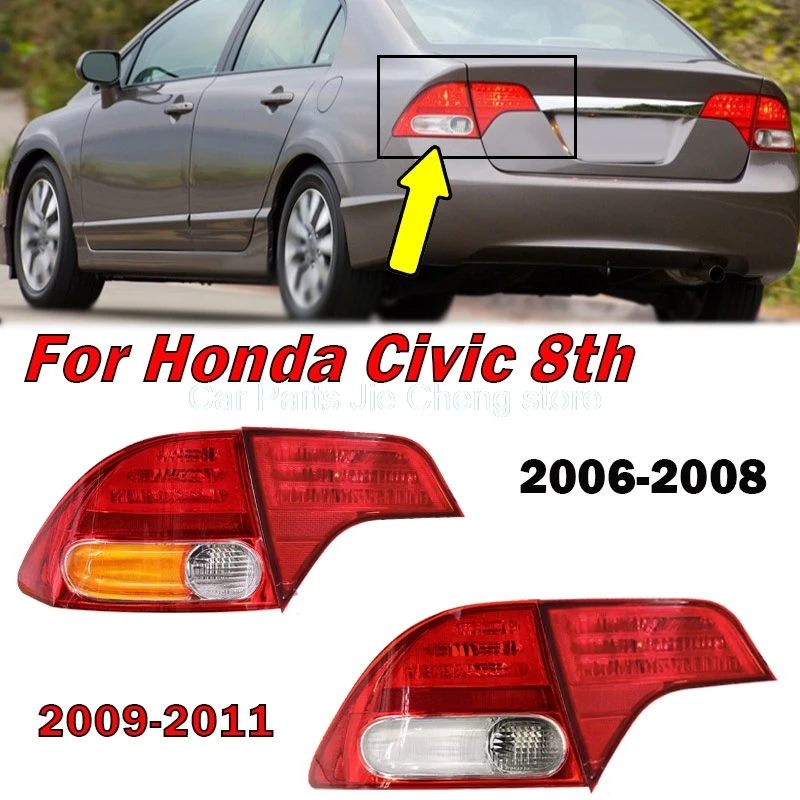 

Задний стоп-сигнал поворота для Honda Civic 8, 2006, 2007, 2008, 2009, 2010, 2011, автозапчасти без лампы HO2818138, HO2819138