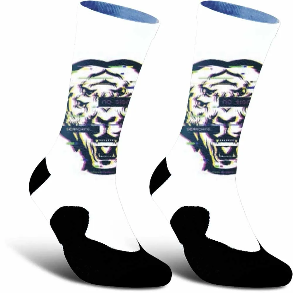 

2025 New! Cyberpunk Tiger Head Cycling Socks – Trendy, Unisex, Sweat-Absorbent, Breathable & Durable