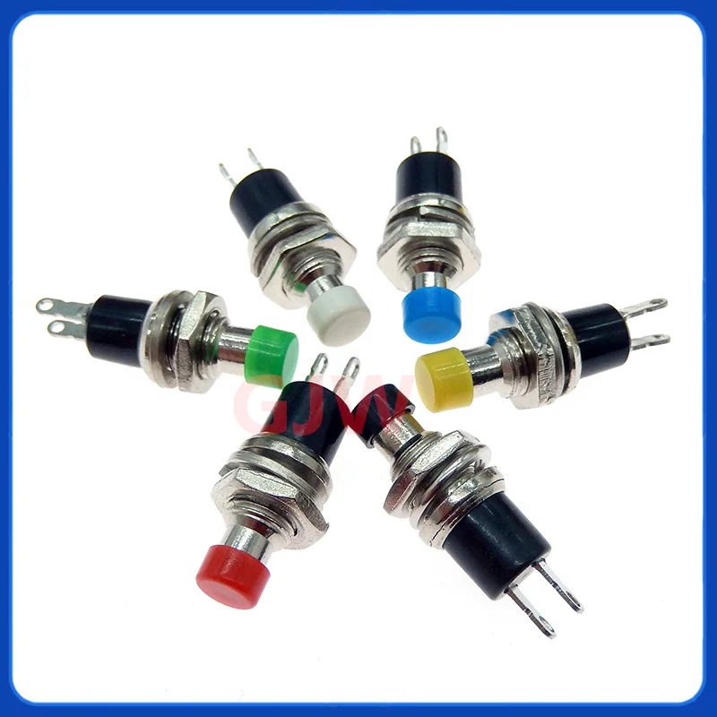 1pcs 7MM,Mini Round Momentary Push Button Switch Press The Self-Reset Normally Open  Micro Switchs