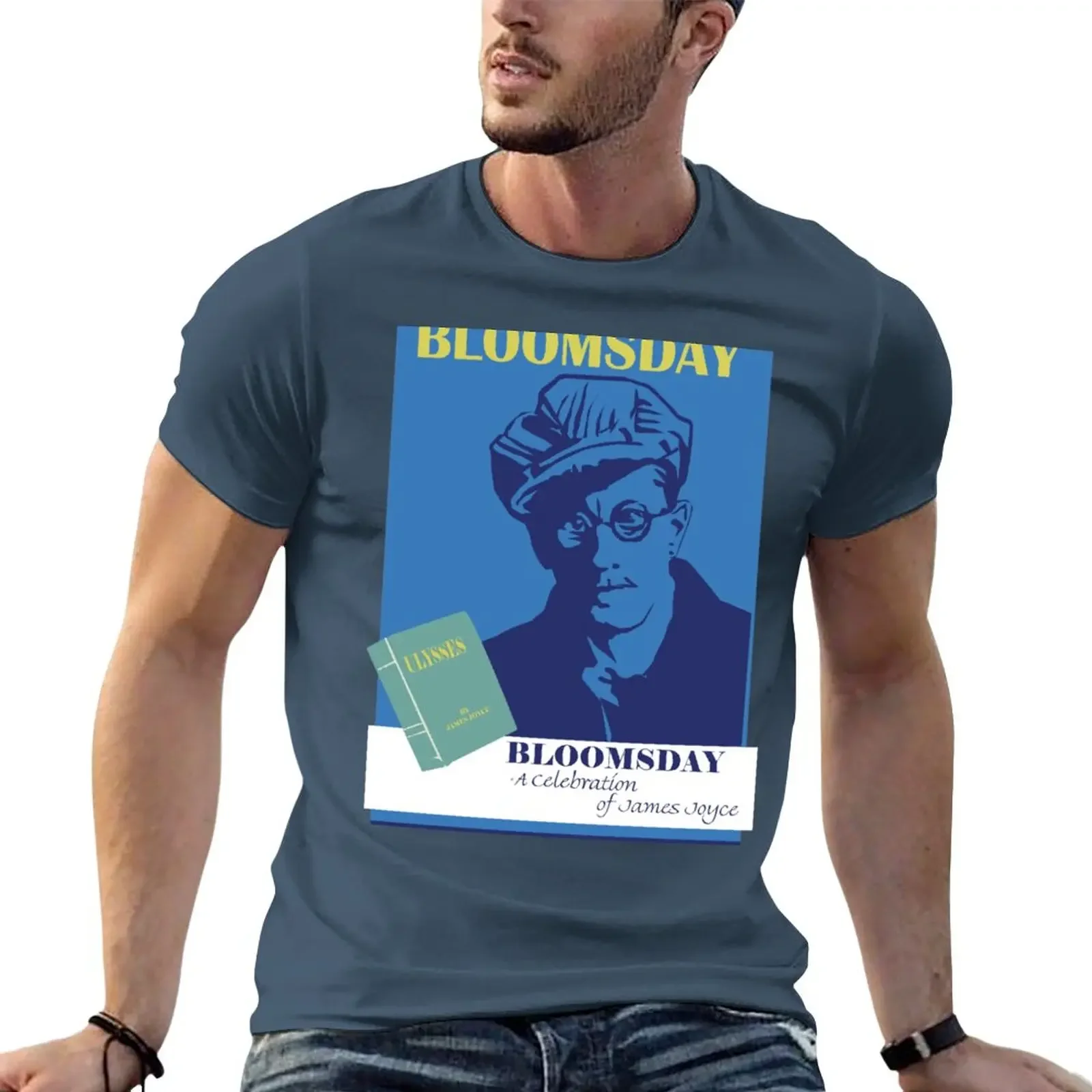 

Bloomsday - James Joyce T-Shirt Short sleeve tee customizeds mens white t shirts