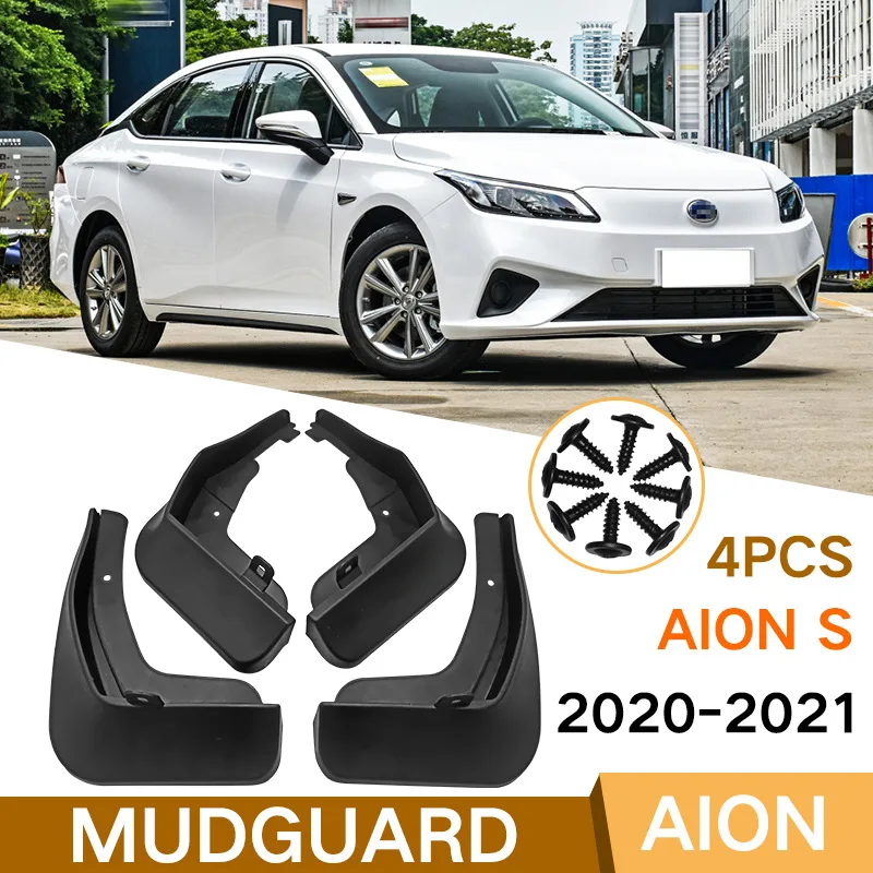 

For Aion S 2020-2021 Car Molded Mud Flaps Splash Guards Mudguards Front Rear Styling Front Rear Car Accessories