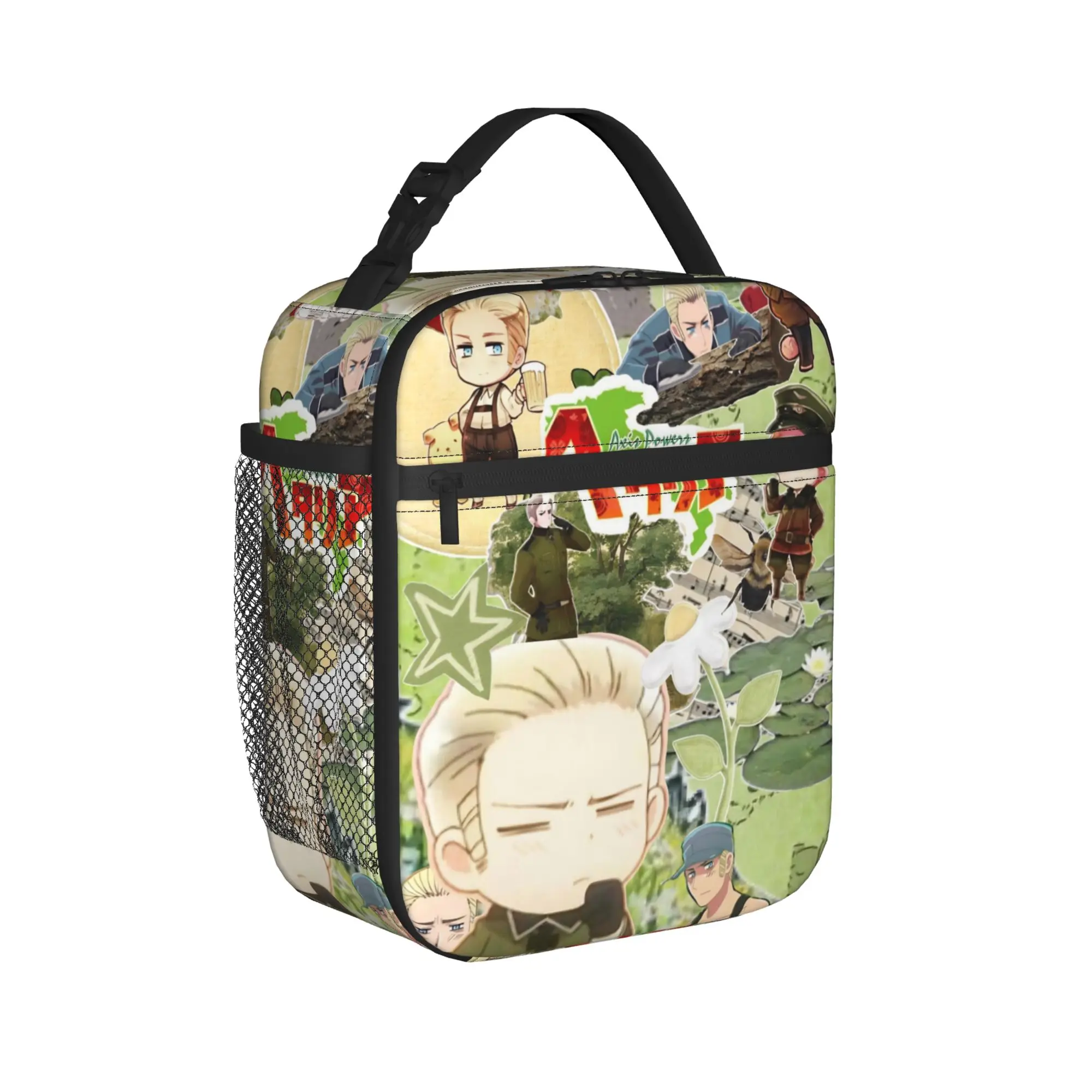 Insulated Lunch Bag Hetalia Axis Powers Accessories  Food Box Causal Cooler Thermal Lunch Box For Picnic