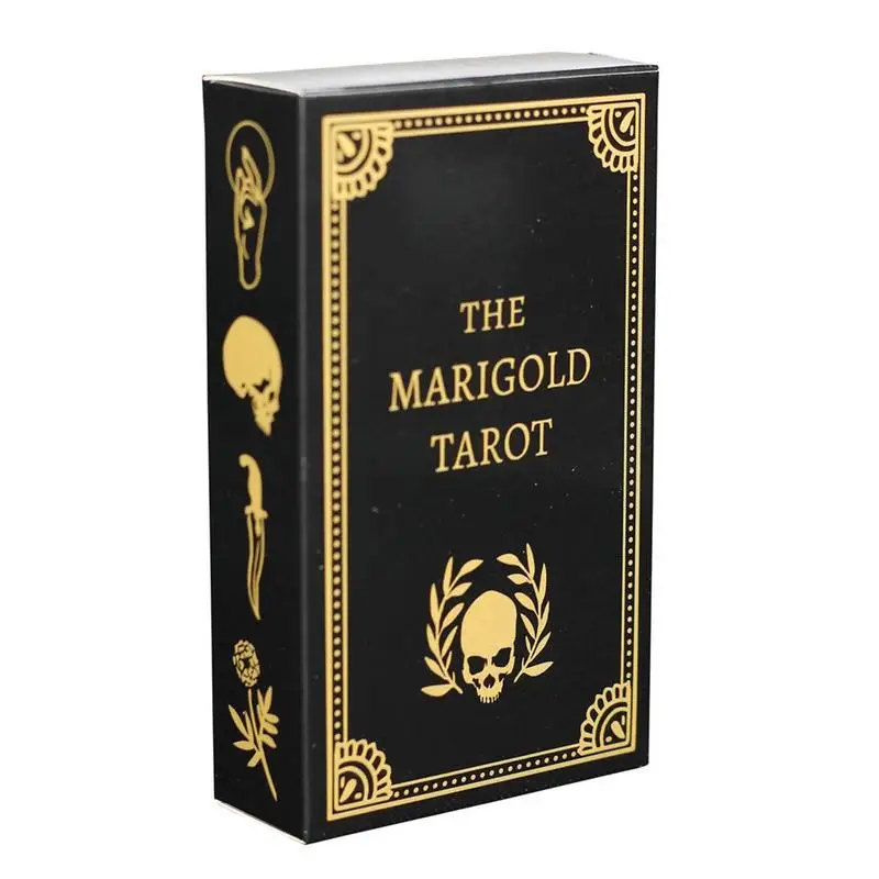 12X7cm A Marigold Tarot Jogo De Cartas Recolhendo Jogo De Xadrez Fortune Telling Adivinhação Oracle Cartão Lazer Jogo De Mesa