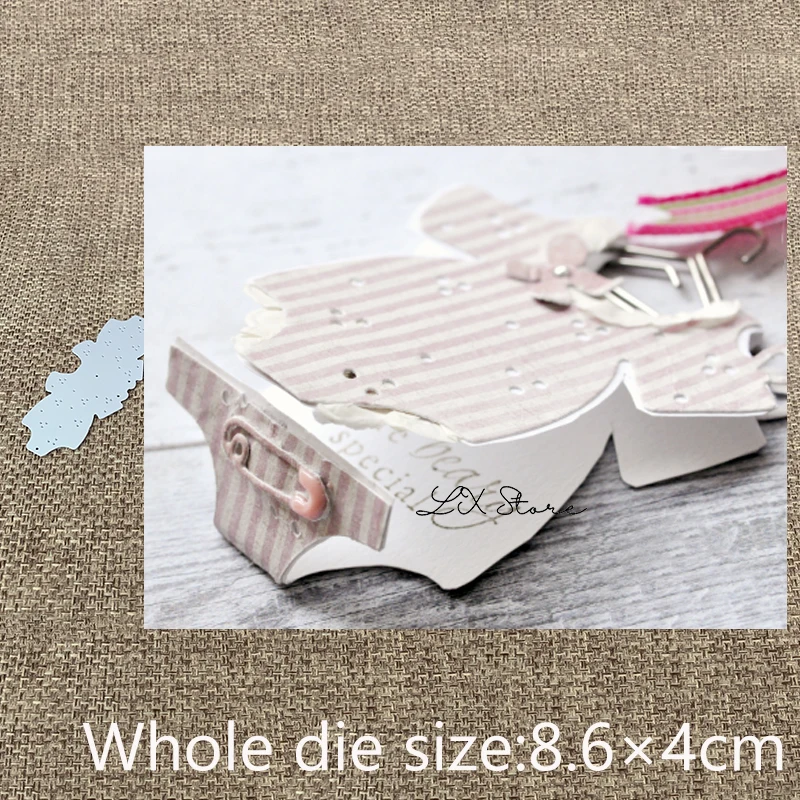 New Design Craft Metal die cuts Cutting Die Baby clothes box decoration scrapbooking Album Paper Card Craft Embossing die cuts