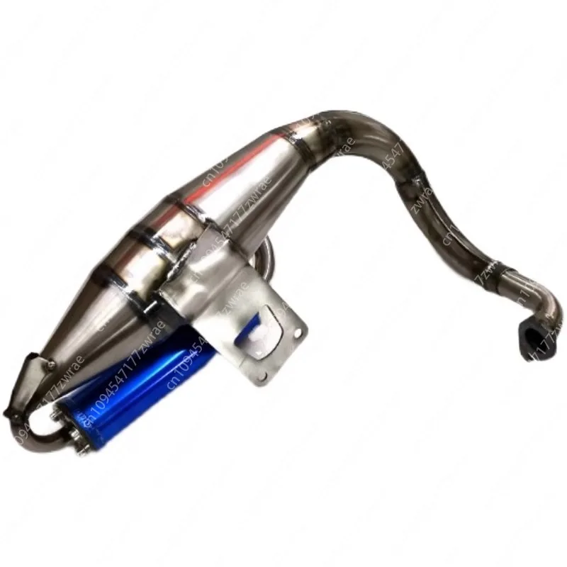 Suitable for 50, 18, 27, 28, ZX34, 35 modified bent pipe exhaust pipe imitation V8