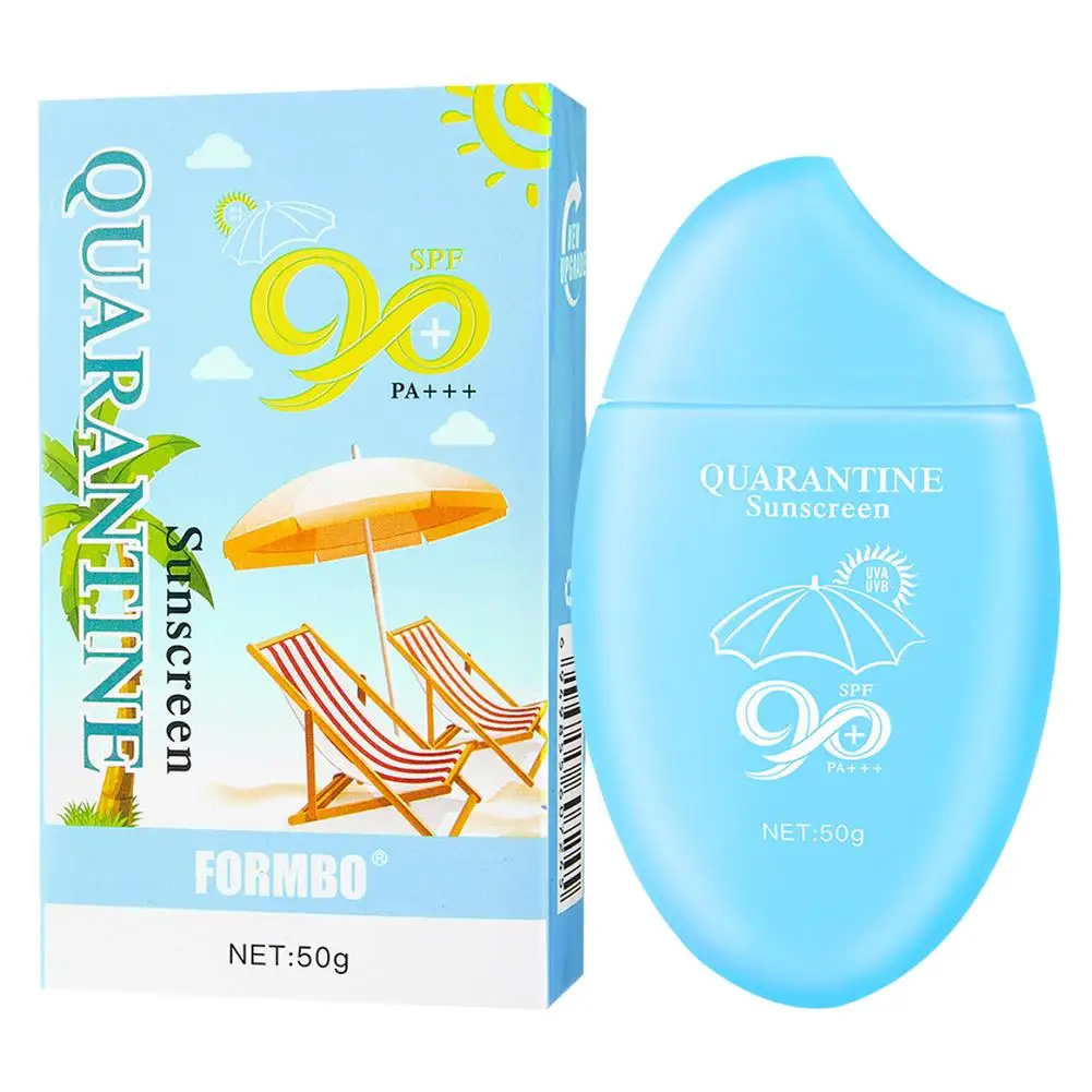 Tabir surya Spf50 + krim Losion isolasi penyegar Kontrol Minyak Tabir Surya efektif mengisolasi sinar Uv untuk wajah dan Bo N3f3