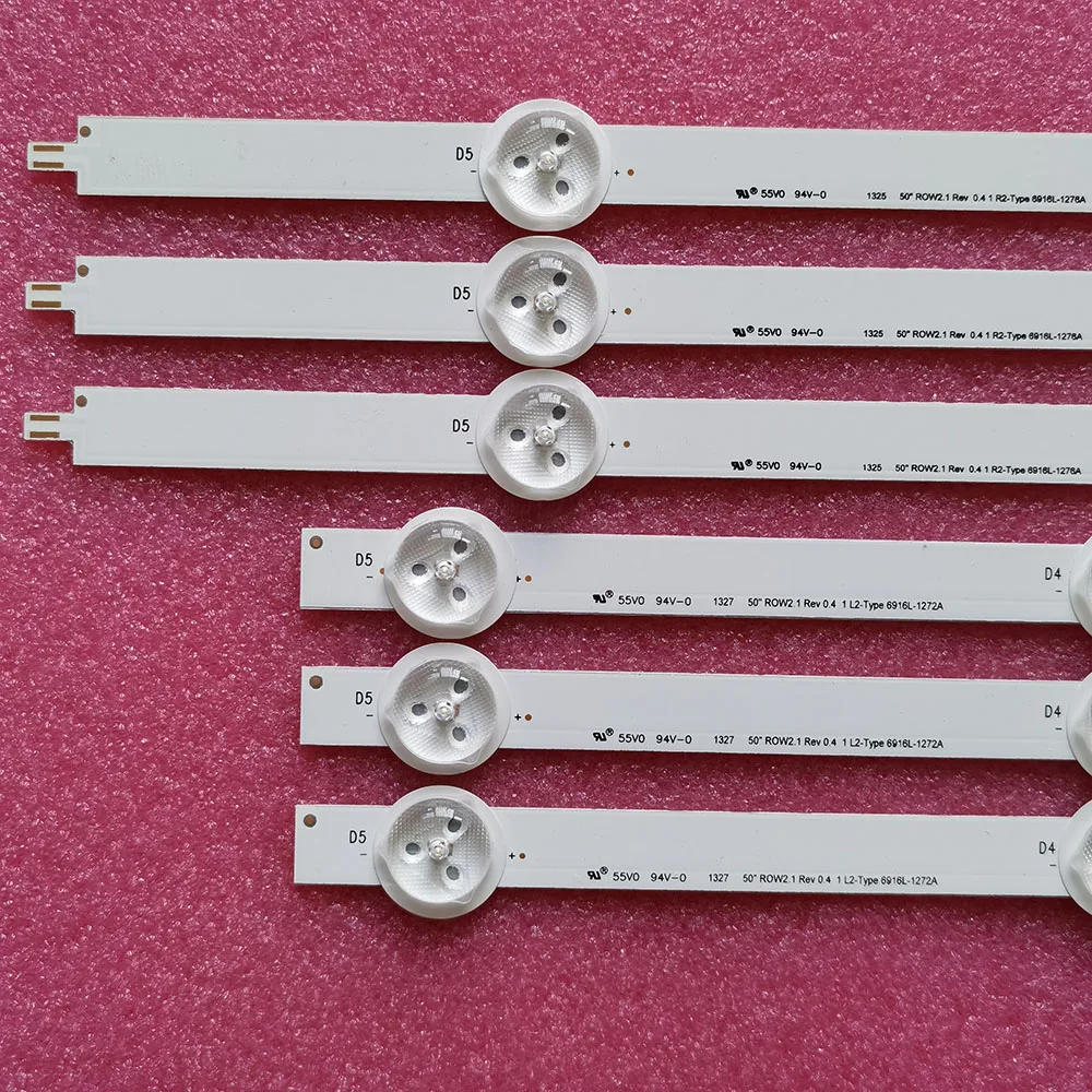 12pcs/set New LED Strip For 50LN5600 50LN5400 50LA620V 50LN5130 50LA620V 50LN577S 50LA6208 50LA6205