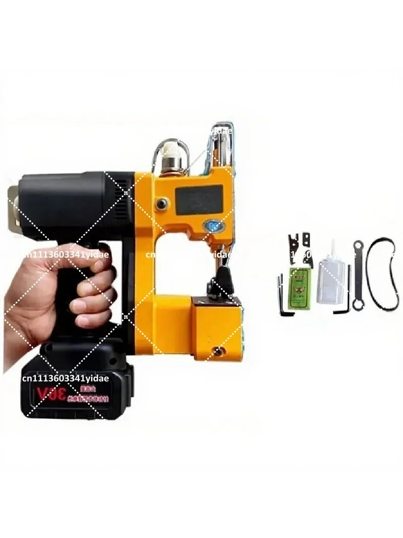 Portable 36V Rechargeable Sewing Machine with Lithium Battery for Woven Rice Bag Snake Skin Sealing Tool Small Size