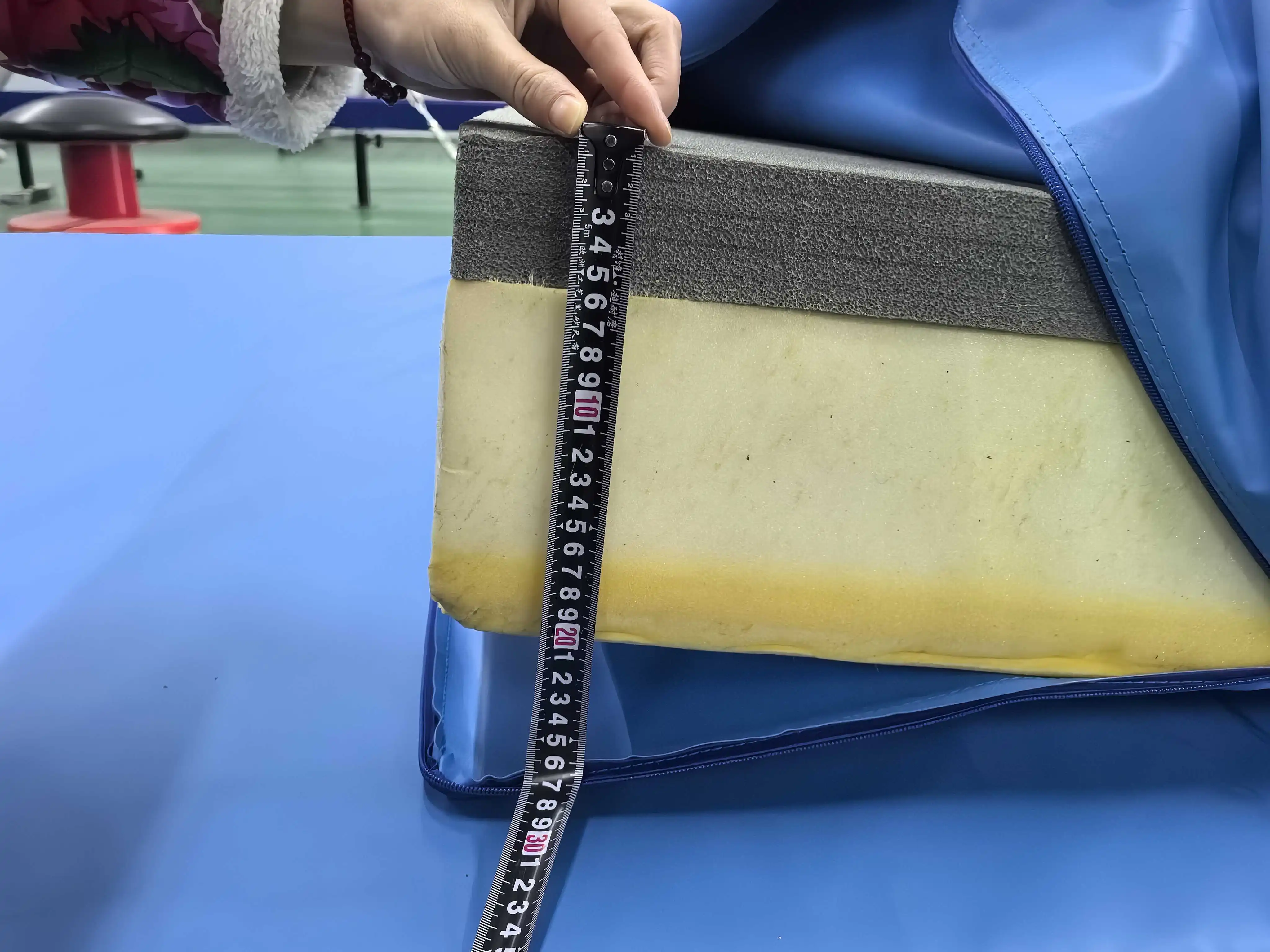 Professional Gymnastic Equipment Landing Mat Two Layers Foam  Uneven bar Mat Balance Beam Competition Landing Mats for Sale