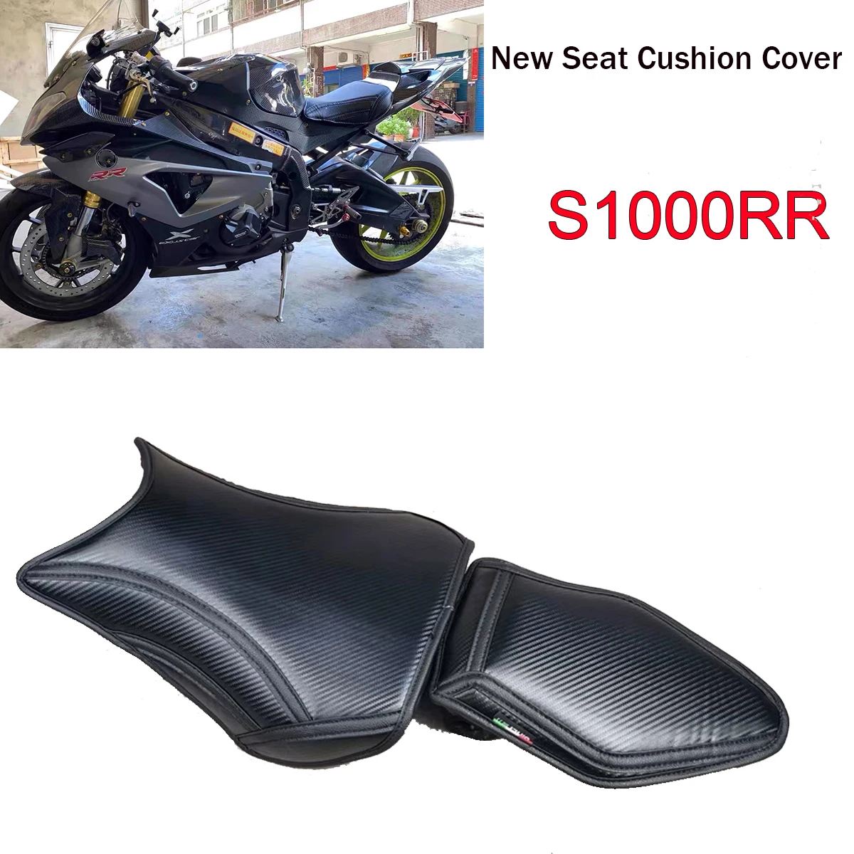 

New Custom Cushion Soft Seat Cover Thickening and softening for BMW S1000RR 2008-2018 S1000 RR 1000RR