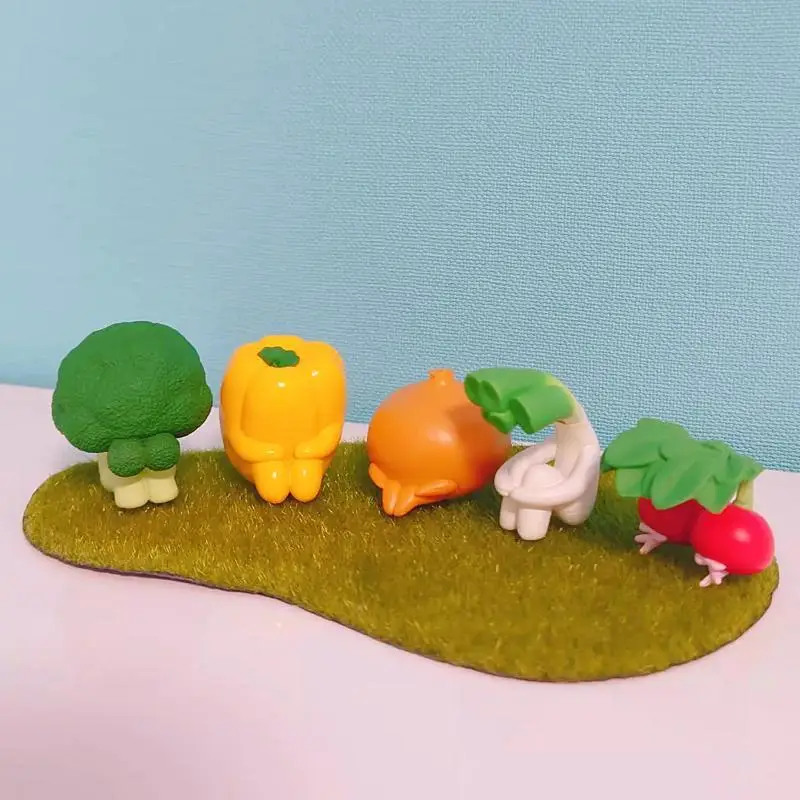 BANDAI Gashapon Waiting Vegetables Series 2 Capsule Toys 5 Styles Broccoli Bell Pepper Bok Choy Onion Cherry