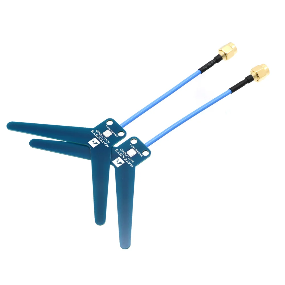 2 pz/lotto Matek MATEKSYS ANT-Y1240 1.2-1.3Ghz 3dBi Y dipolo FPV Antenna spina SMA per RC Drone occhiali Monitor trasmettitore ricevi