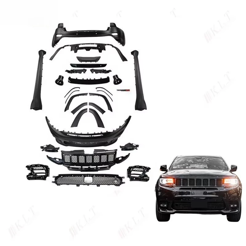 

MSY Best Quality Front and Rear Bumper Grills Side Skirts Hood Fenders Body Kits for Grand Cherokee 2014-2020 Year