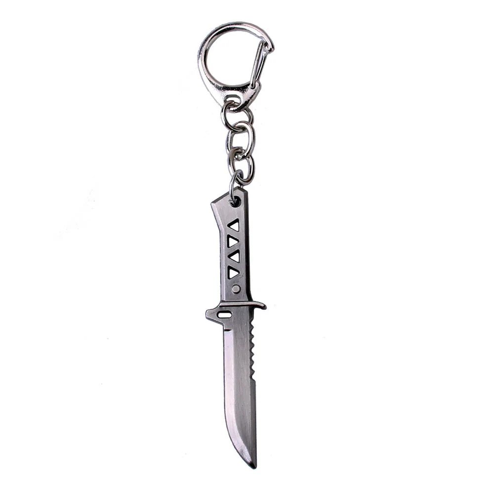 6cm Xenohunter Knife Keychain Game Peripherals Valorant Melee Reaver Weapon Model Keychain for Men Full Metal Mini Knife Keyring