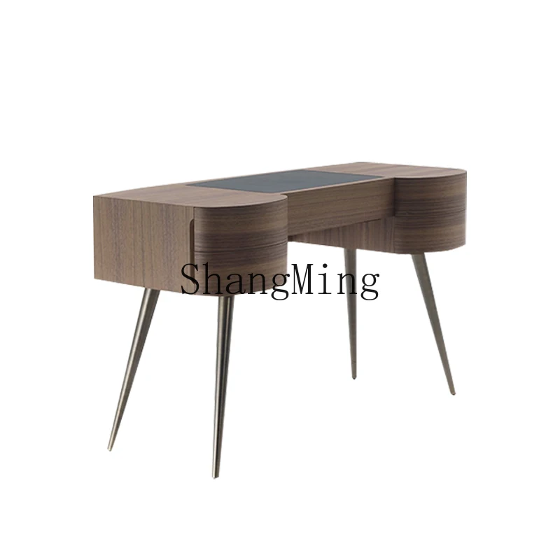 

LXY solid wood writing desk bedroom dresser modern light luxury computer desk
