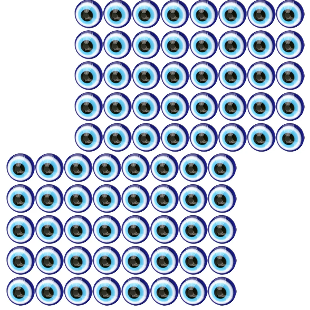 

Resin Blue Eyes Bead for Jewelry Making Evil Eye Patch Colored Beads Smooth Surface Durable Premium Material Creative DIY