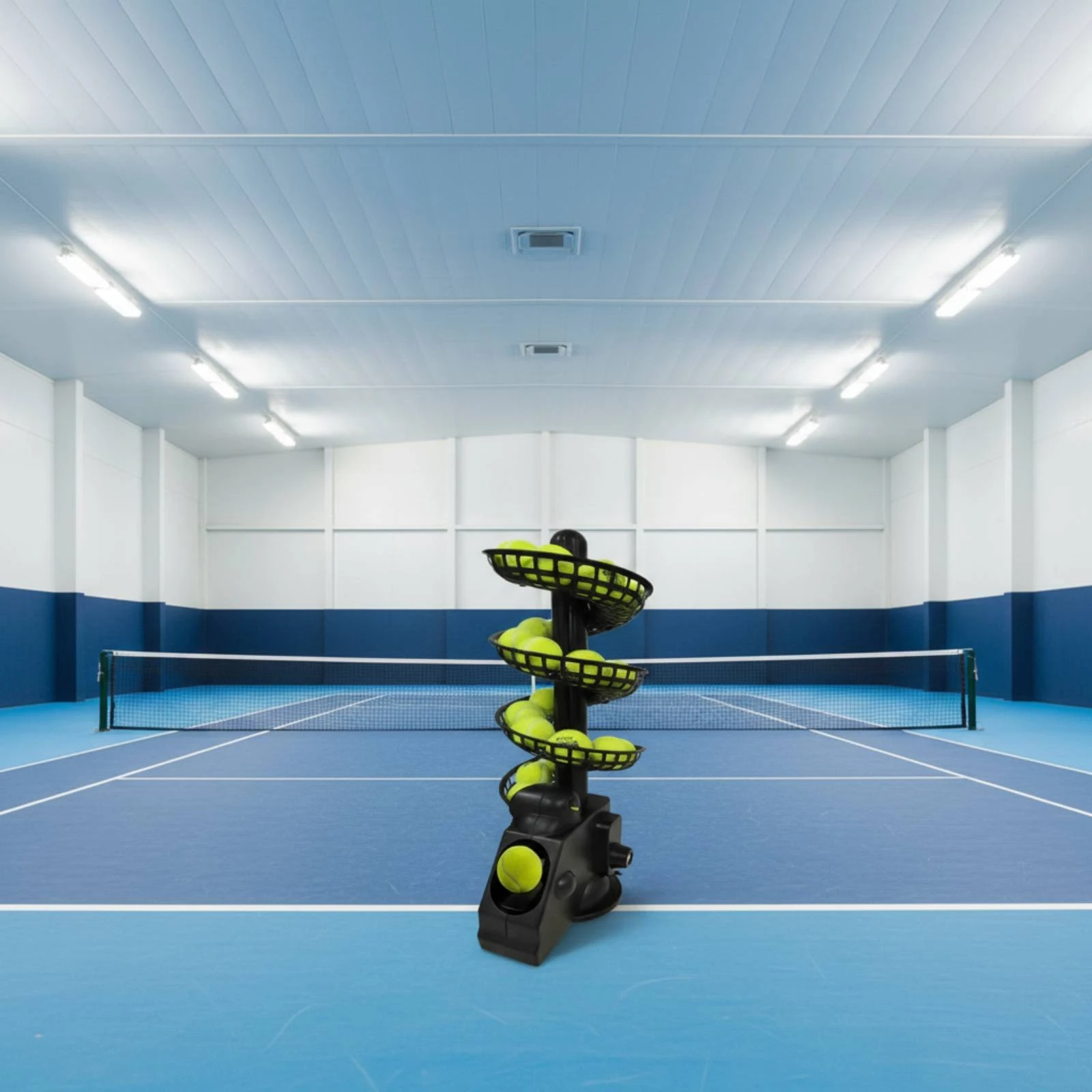 

Portable Tennis Ball Machine Multiple Settings Sports Training Equipment for Children