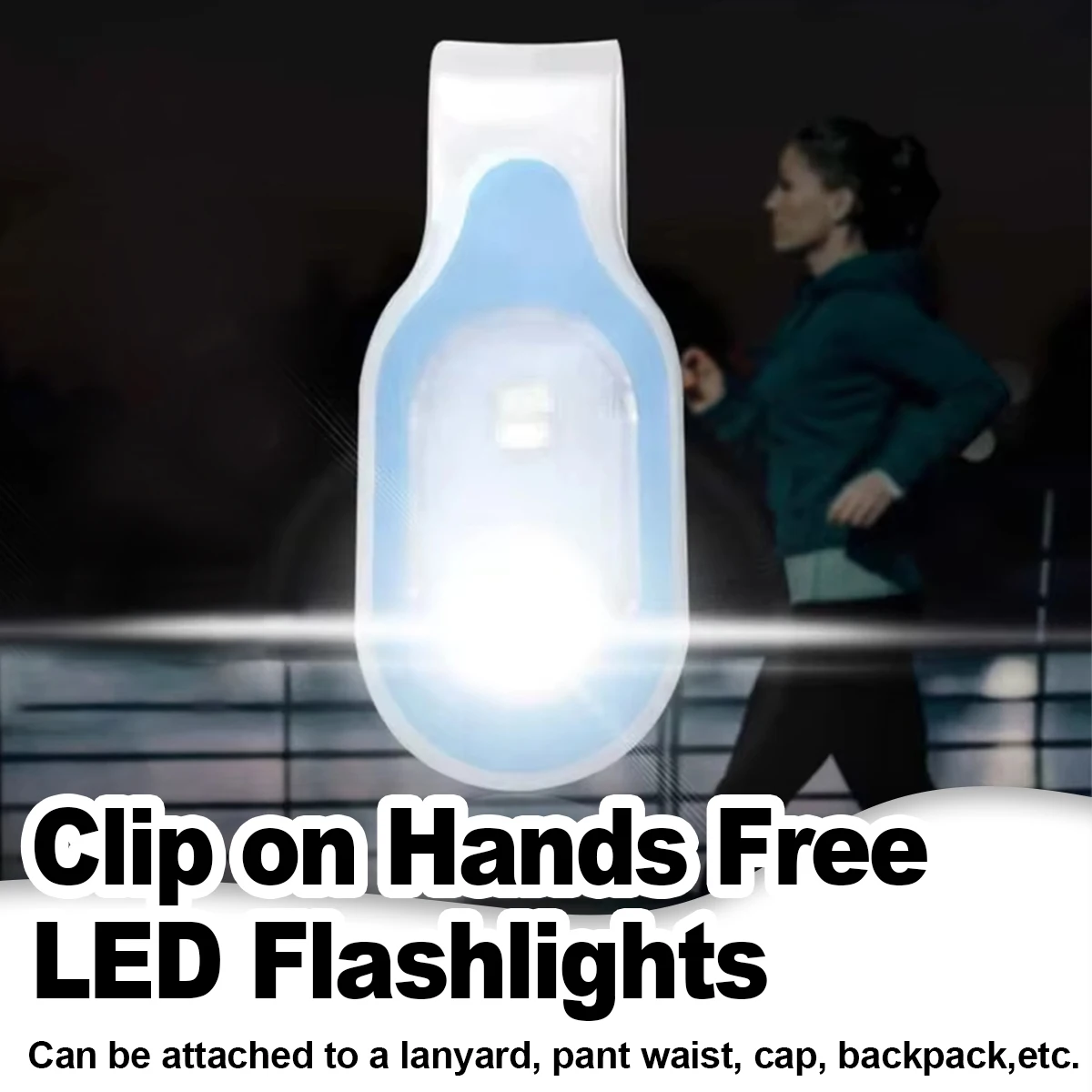 

Portable Led Safety Light Multifunctional Warning Lamp Hands-free Safetylamp Nursing Magnetic Clip Camping Night For For-cycling