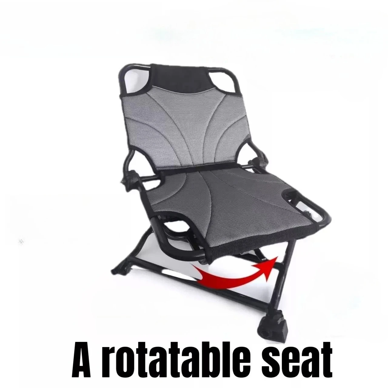 Kayak 360 Degree Rotating Seat Lightweight Five Speed Adjustable Folding Aluminum Alloy Seat