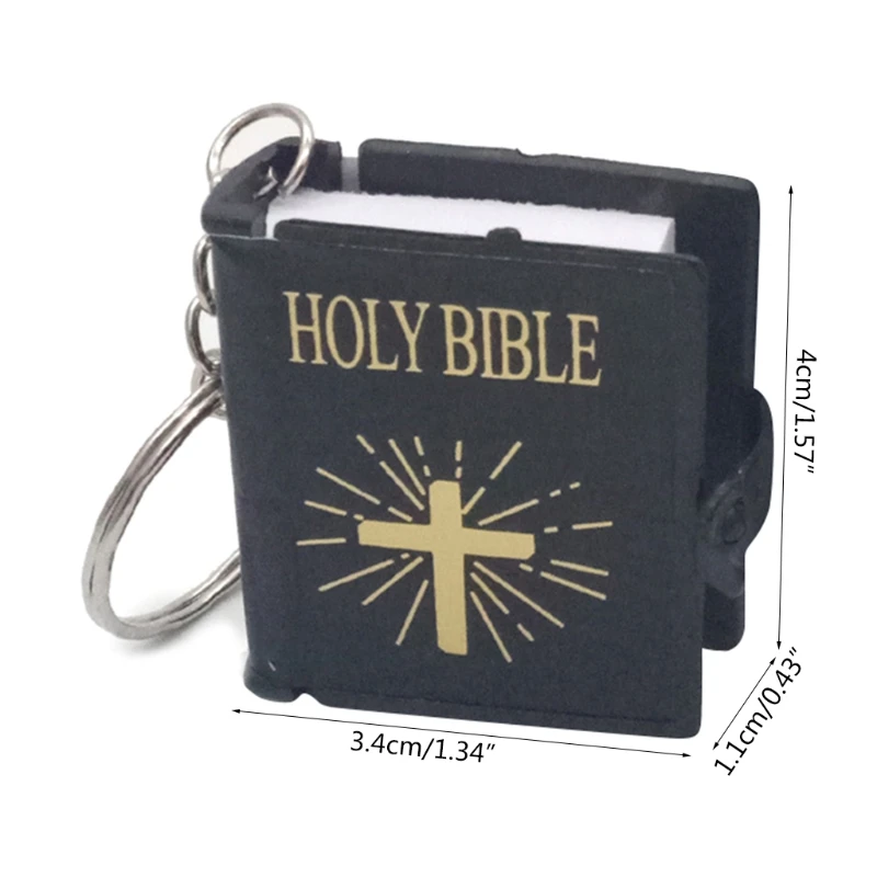 English Version Mini Religious Christian Keychain for Key Chain for Ke Drop shipping