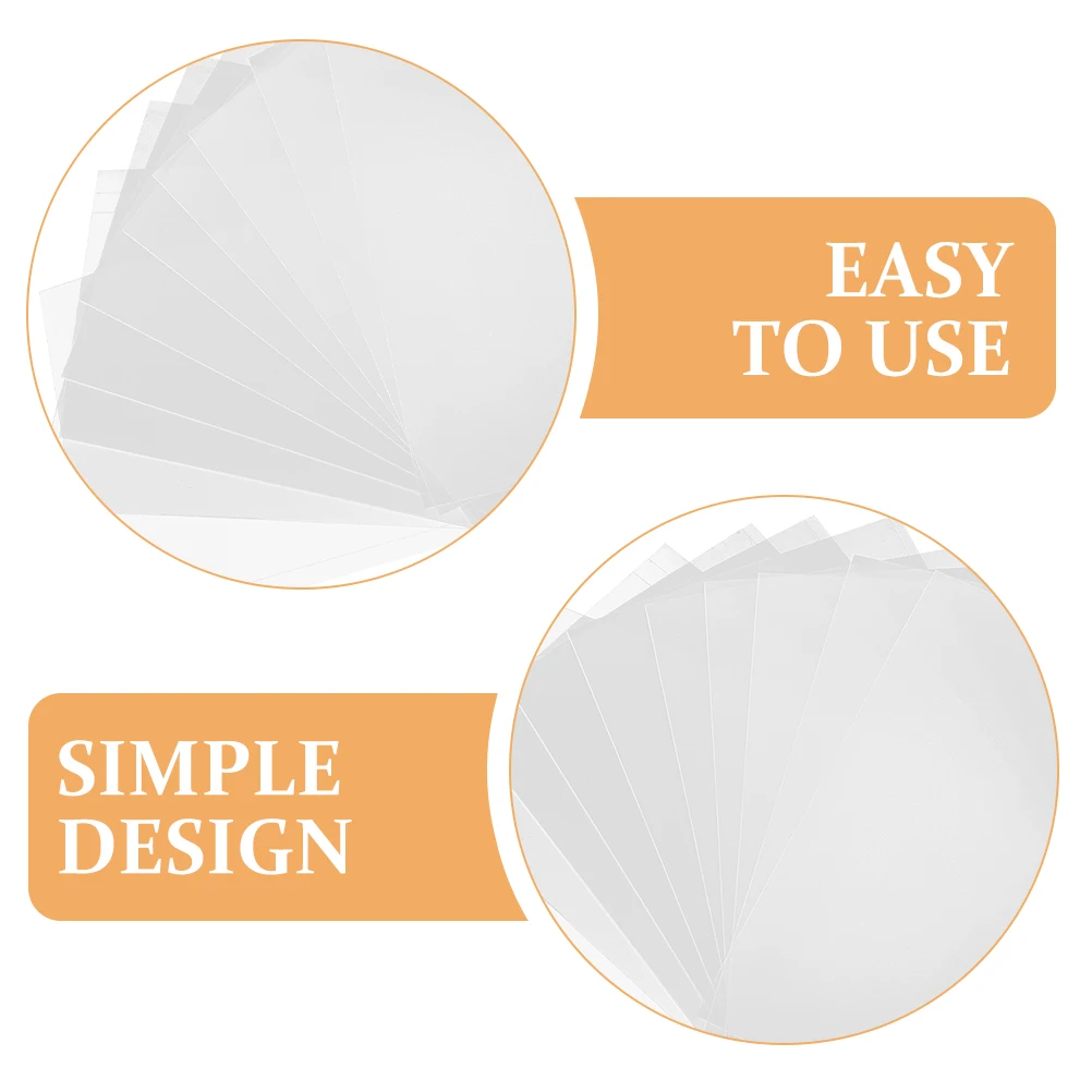 

20pcs Epoxy Mold Making Sheets Diy Plastic Film Clear Resin Molds Jewelry Craft Supplies For Epoxy Diy Transparent Mold Material