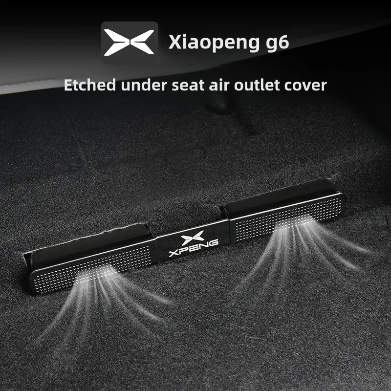 

For Xpeng G6 2022-202Air Outlet Under Seat Protective Cover 1 Pair Car Auto Vent Mesh Covers Air Conditioner Outlet Filter Cover