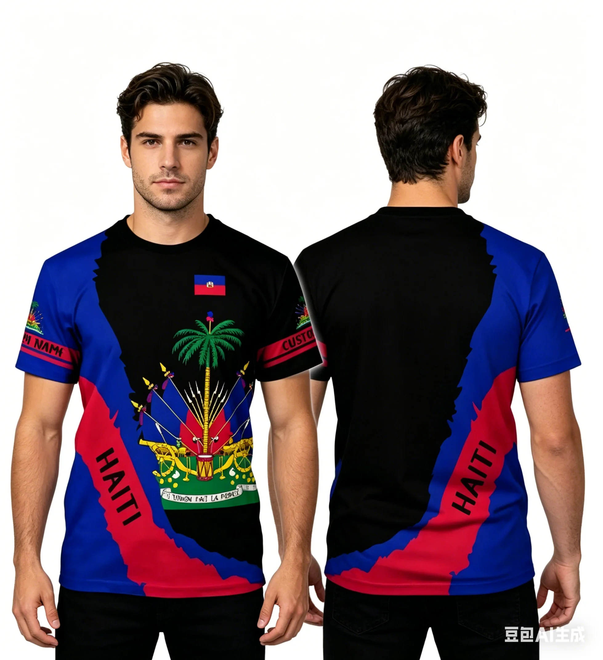 Fashion 2026 Haiti Flag T Shirt For Men Women 3D Printed Haitians Pride T-shirt Summer Short Sleeves Tops Crew Neck  Tee  Shirts