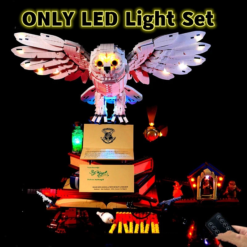 IN STOCK DIY LED Light Set for LEGO 76391 Compatible With Hedwig Icons Collectors Edition Block Building Bricks Accessories Toys