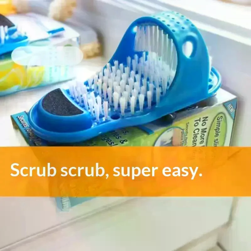 1Pcs Scrub Massage Dead Skin Remover High Reliability Shower Foot Brush With Suction Cup For Bathing Hotels