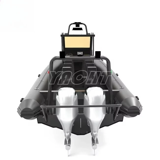 RHIB 860 الألومنيوم بدن RIB Orca Hypalon قوارب مطاطية قابلة للنفخ للبيع